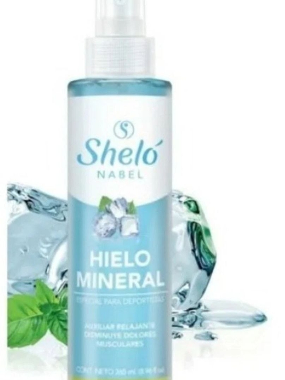 Hielo Mineral Cooling Body Spray - Light Blue